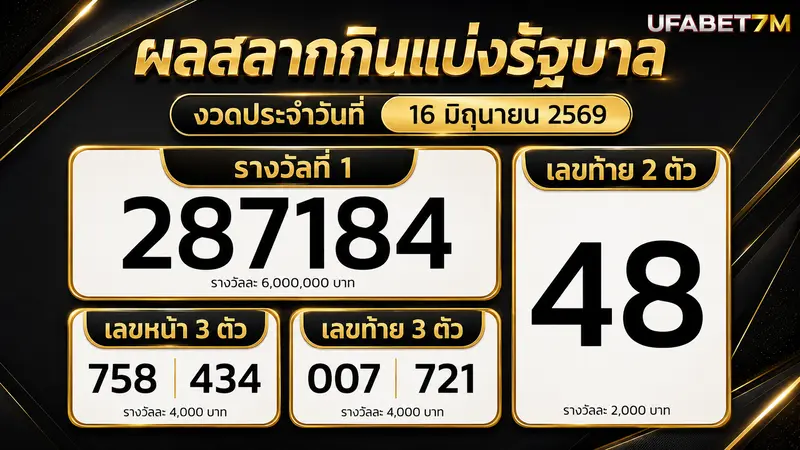 ตรวจหวยไทย